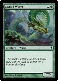 Scaled Wurm - Magic: The Gathering—Conspiracy