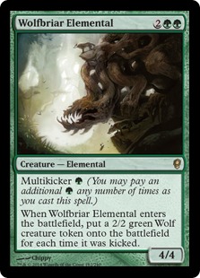 Wolfbriar Elemental - Magic: The Gathering—Conspiracy