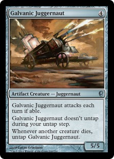 Galvanic Juggernaut - Magic: The Gathering—Conspiracy