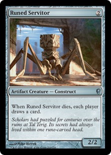 Runed Servitor - Magic: The Gathering—Conspiracy