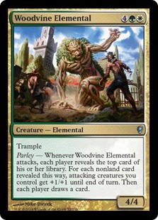 Woodvine Elemental - Magic: The Gathering—Conspiracy