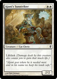 Ajani's Sunstriker - Magic: The Gathering—Conspiracy