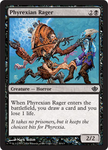 Phyrexian Rager - Duel Decks: Garruk vs. Liliana