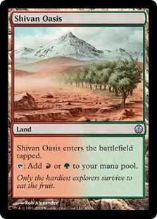 Shivan Oasis - Duel Decks: Phyrexia vs. The Coalition