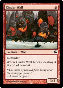 Cinder Wall - Duel Decks: Knights vs. Dragons