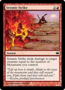 Seismic Strike - Duel Decks: Knights vs. Dragons