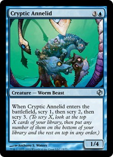 Cryptic Annelid - Duel Decks: Venser vs. Koth