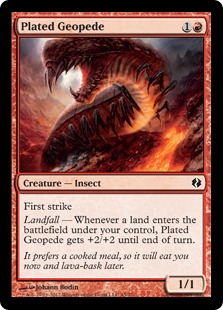 Plated Geopede - Duel Decks: Venser vs. Koth