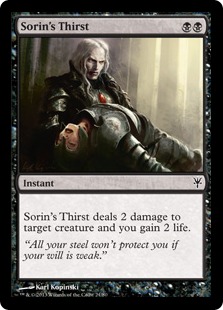 Sorin's Thirst - Duel Decks: Sorin vs. Tibalt