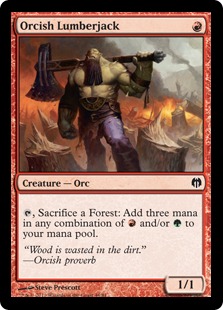 Orcish Lumberjack - Duel Decks: Heroes vs. Monsters