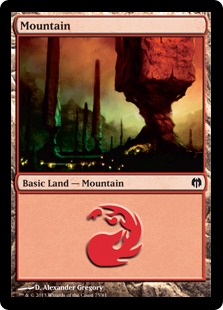 Mountain - Duel Decks: Heroes vs. Monsters