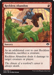 Reckless Abandon - Duel Decks: Speed vs. Cunning