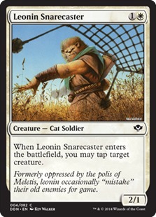 Leonin Snarecaster - Duel Decks: Speed vs. Cunning