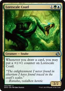 Lorescale Coatl - Duel Decks: Kiora vs. Elspeth