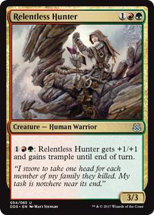 Relentless Hunter - Duel Decks: Mind vs. Might