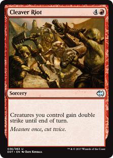 Cleaver Riot - Duel Decks: Merfolk vs. Goblins