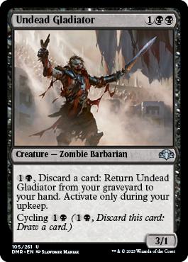 Undead Gladiator - Dominaria Remastered