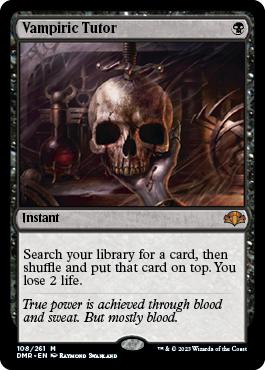 Vampiric Tutor - Dominaria Remastered