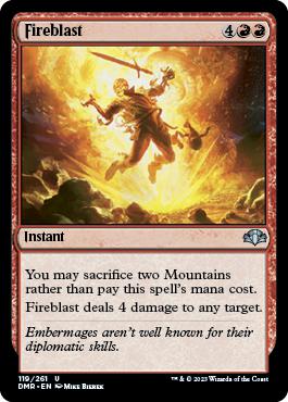 Fireblast - Dominaria Remastered