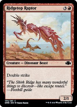 Ridgetop Raptor - Dominaria Remastered