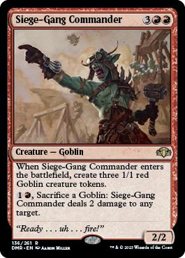 Siege-Gang Commander - Dominaria Remastered