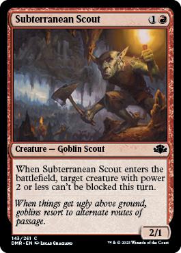 Subterranean Scout - Dominaria Remastered