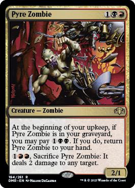 Pyre Zombie - Dominaria Remastered