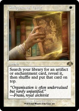 Enlightened Tutor - Dominaria Remastered
