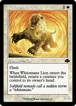 Whitemane Lion - Dominaria Remastered