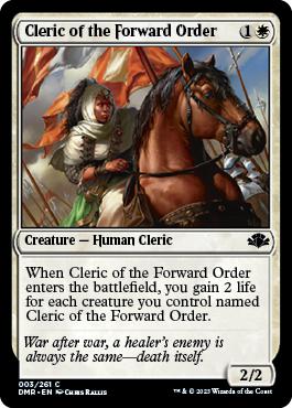 Cleric of the Forward Order - Dominaria Remastered