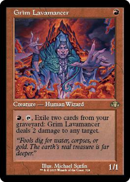 Grim Lavamancer - Dominaria Remastered