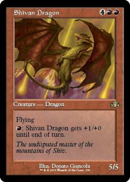 Shivan Dragon - Dominaria Remastered