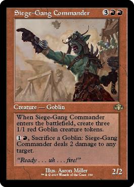 Siege-Gang Commander - Dominaria Remastered