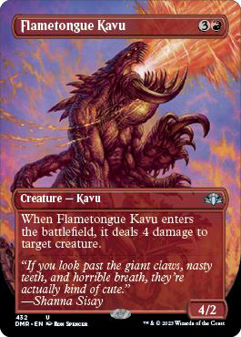 Flametongue Kavu - Dominaria Remastered