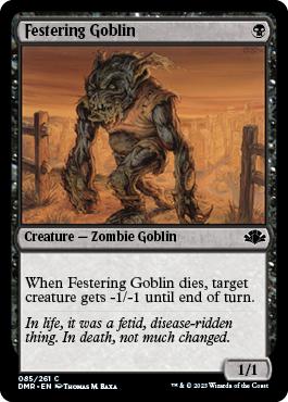 Festering Goblin - Dominaria Remastered