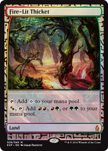 Fire-Lit Thicket - Zendikar Expeditions