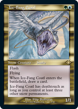 Ice-Fang Coatl - Modern Horizons 1 Timeshifts