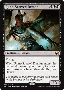 Rune-Scarred Demon - Iconic Masters