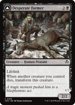 Desperate Farmer -> Depraved Harvester - Innistrad Remastered