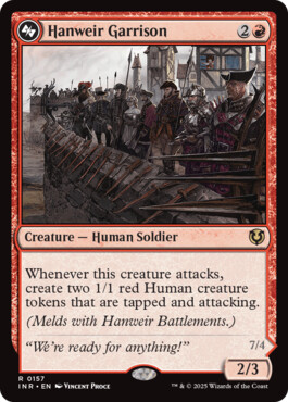 Hanweir Garrison -> Hanweir, the Writhing Township - Innistrad Remastered