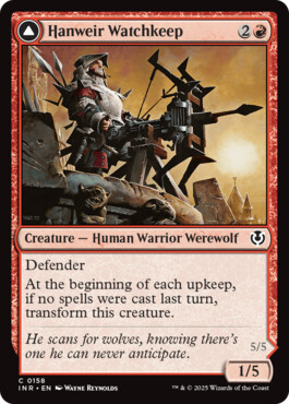Hanweir Watchkeep -> Bane of Hanweir - Innistrad Remastered