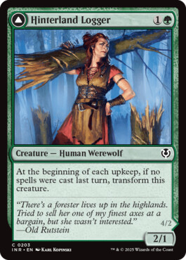 Hinterland Logger -> Timber Shredder - Innistrad Remastered