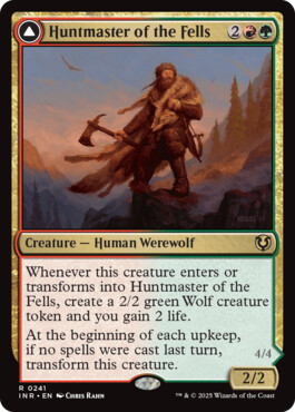 Huntmaster of the Fells -> Ravager of the Fells - Innistrad Remastered