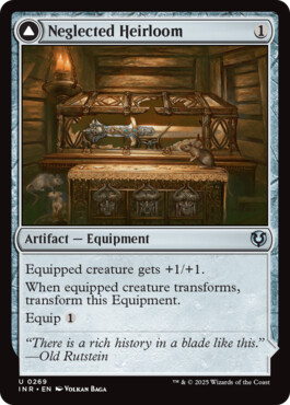 Neglected Heirloom -> Ashmouth Blade - Innistrad Remastered