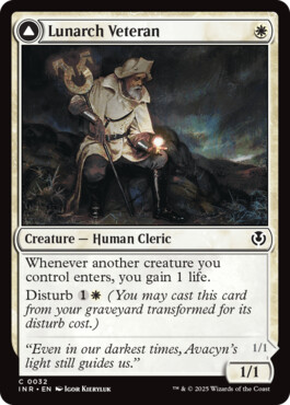 Lunarch Veteran -> Luminous Phantom - Innistrad Remastered