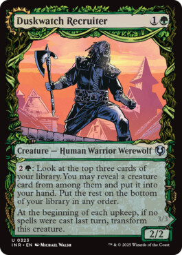 Duskwatch Recruiter -> Krallenhorde Howler - Innistrad Remastered
