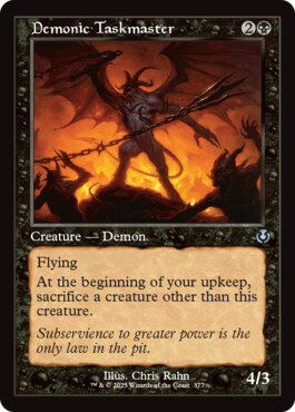 Demonic Taskmaster - Innistrad Remastered