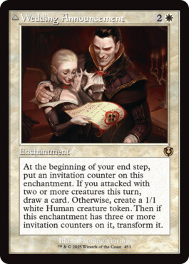 Wedding Announcement -> Wedding Festivity - Innistrad Remastered