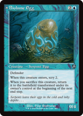 Biolume Egg -> Biolume Serpent - Innistrad Remastered