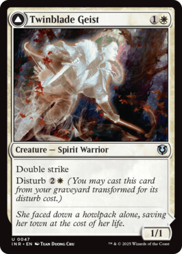 Twinblade Geist -> Twinblade Invocation - Innistrad Remastered